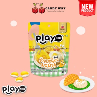 Kẹo dẻo Xôi Xoài / Dưa hấu Playmore- Túi 64g - SẢN PHẨM MỚI RA MẮT TẠI VIỆT NAM