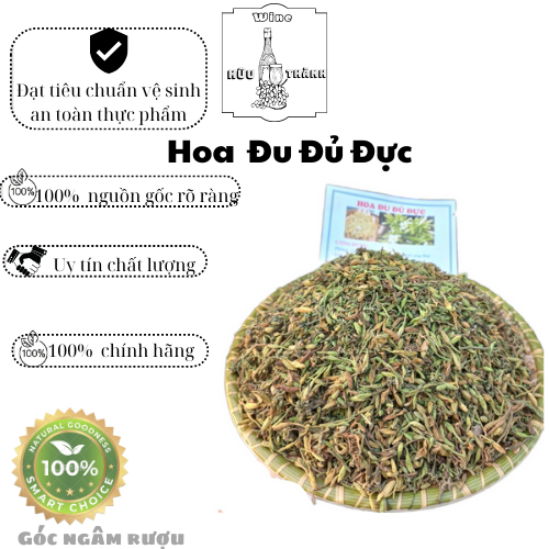 500G Hoa đu đủ đực sấy lạnh khô hàng mới