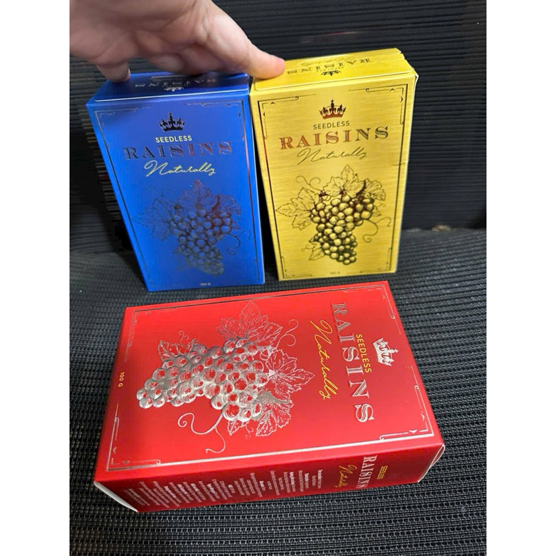 NHO RAISINS 100gr MẪU ĐẸP SANG