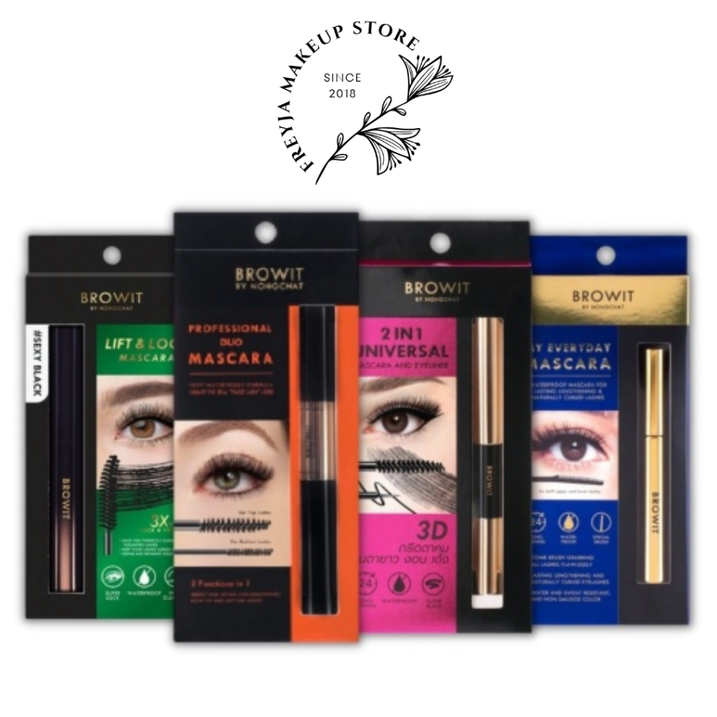 Chuốt mi Mascara Browit By Nongchat Đầy Đủ Các Mẫu Mascara Của Nhà Browit - Freyja.Makeup