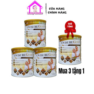 [Mua 3 tặng 1 lon] Sữa hạt xương khớp Ovisure Gold hộp 650g chính hãng giá tốt date mới