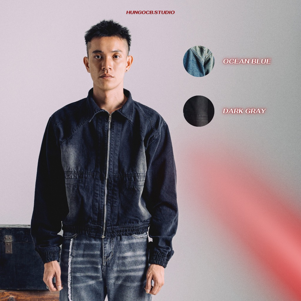 Áo khoác - BLOUSON DENIM JACKET  - Hungocb Studio