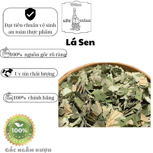 LÁ SEN trà lá sen giúp thanh nhiệt giải thử cây thuốc nam 1kg