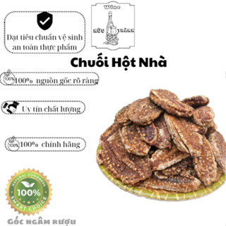 1KG Chuối hột nhà khô hàng chín cây sấy điện dùng ngâm rượu