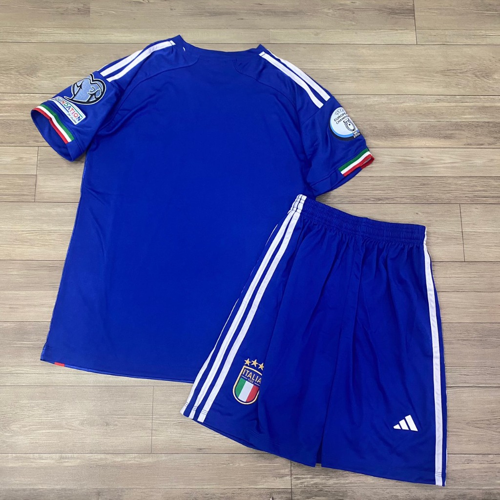 Bộ quần áo bóng đá tuyển Ý xanh 2024  FLG tay EURO