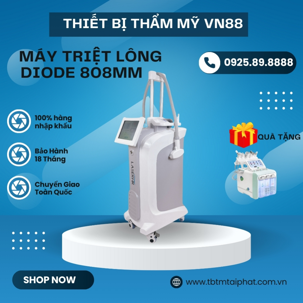 Máy Triệt Lông Lạnh Diode  Laser 808 HR New 2023 ❤️