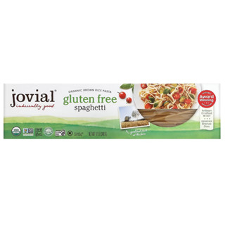  MÌ Ý GẠO NÂU HỮU CƠ - ĂN KIÊNG KOSHER Jovial Organic Brown Rice Pasta - Spaghetti Organic Non GMO Gluten Free 340g 