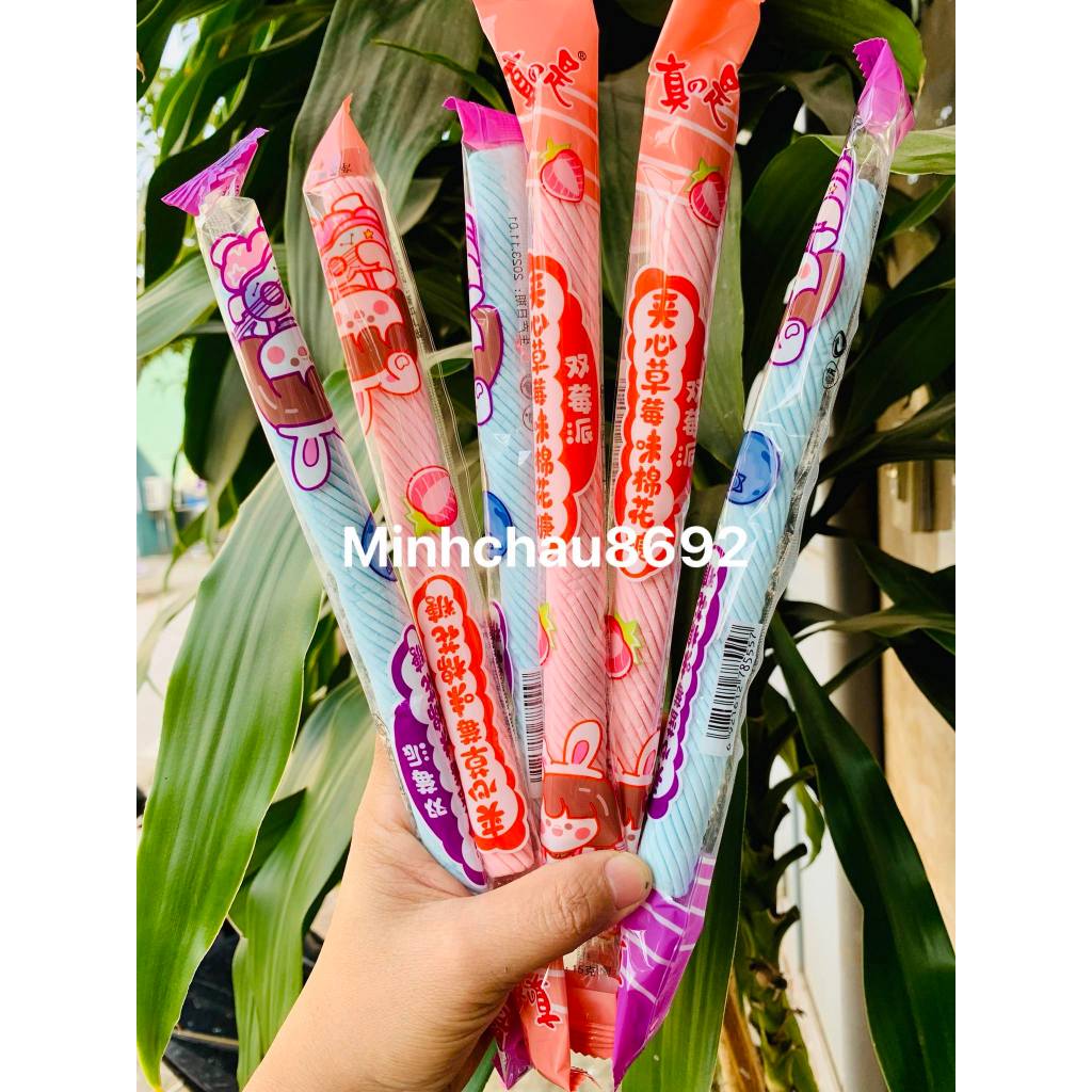 1 chiếc kẹo thanh bông có nhân , Kẹo bông mashmalow có nhân -