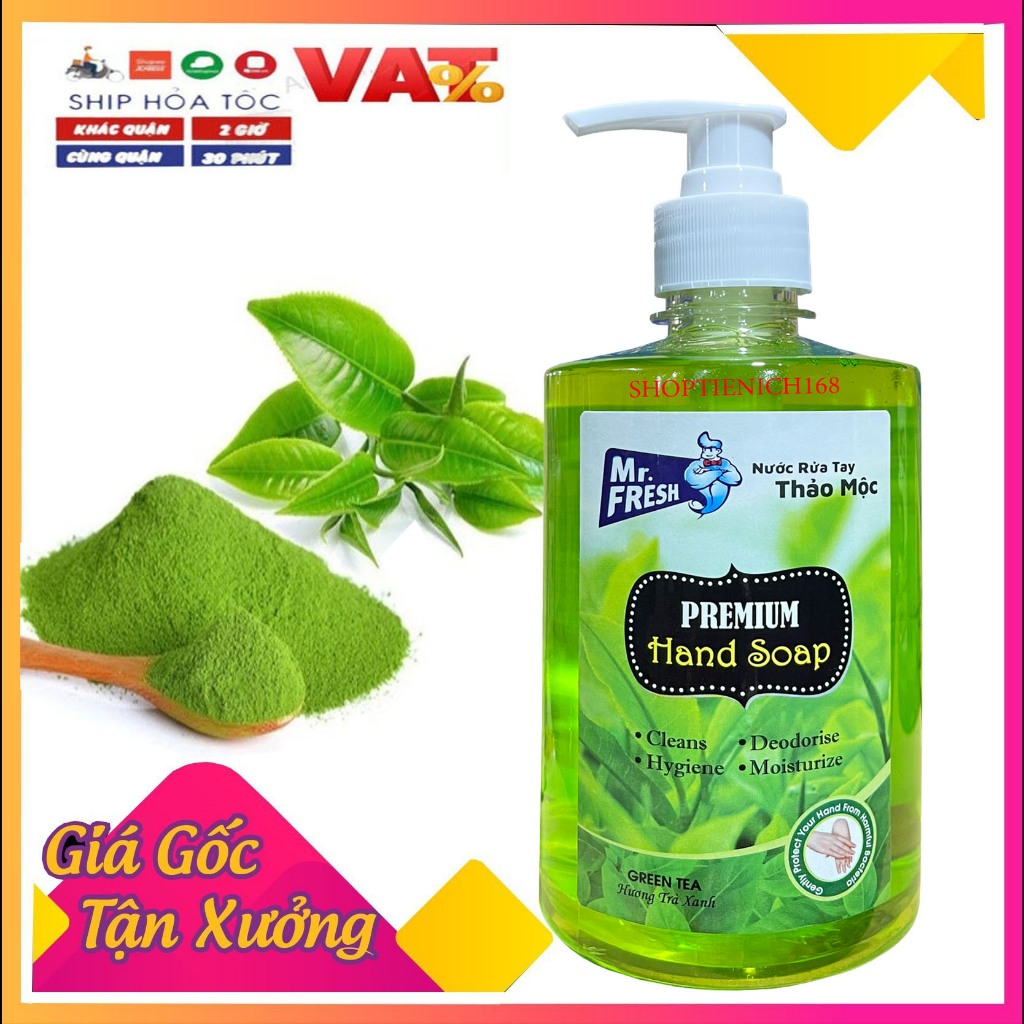 Nước rửa tay khử mùi Mr.Fresh 500ml Hương Cafe