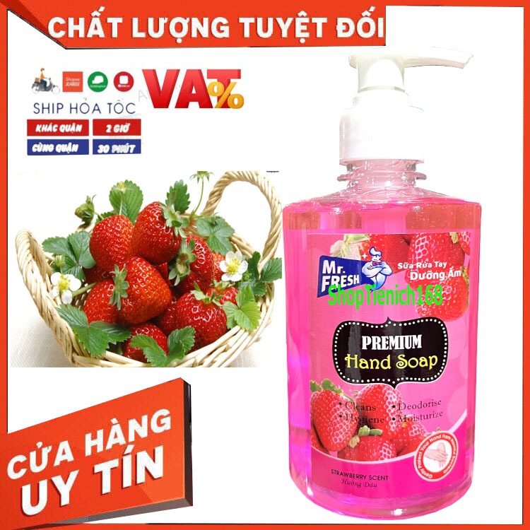 Nước rửa tay khử mùi Mr.Fresh 500ml Hương Cafe