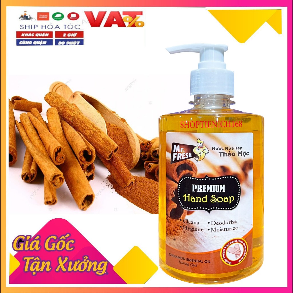 Nước rửa tay khử mùi Mr.Fresh 500ml Hương Cafe