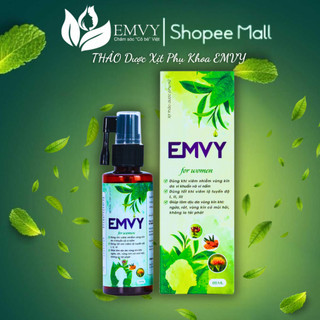 Xịt Thảo Dược EMVY 65ml - Khử nấm ngứa, khí hư huyết trắng & vàng xanh, lộ tuyến I II III