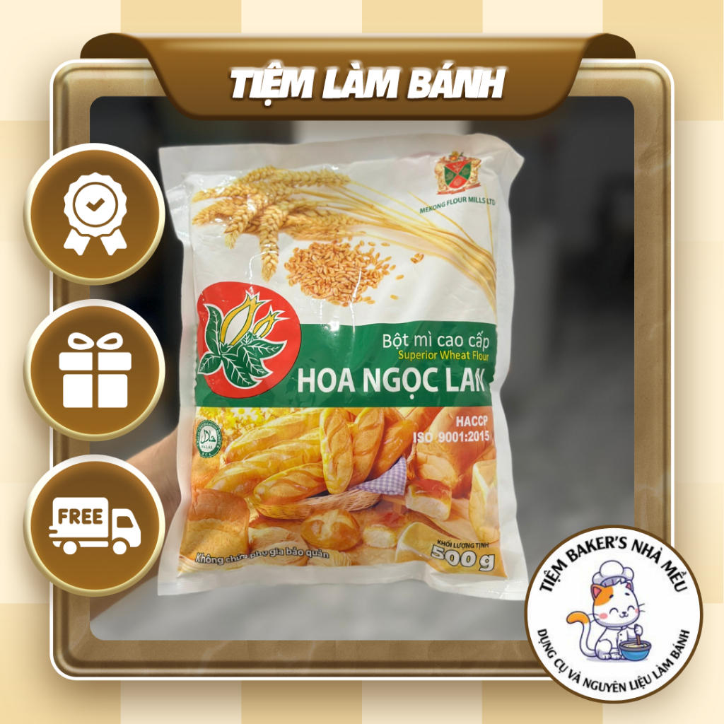 Bột mì cao cấp Hoa Ngọc Lan gói 500g