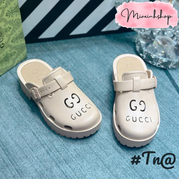 Dép Gucci đế cao 5cm siêu nhẹ đi êm chân hàng QCCC