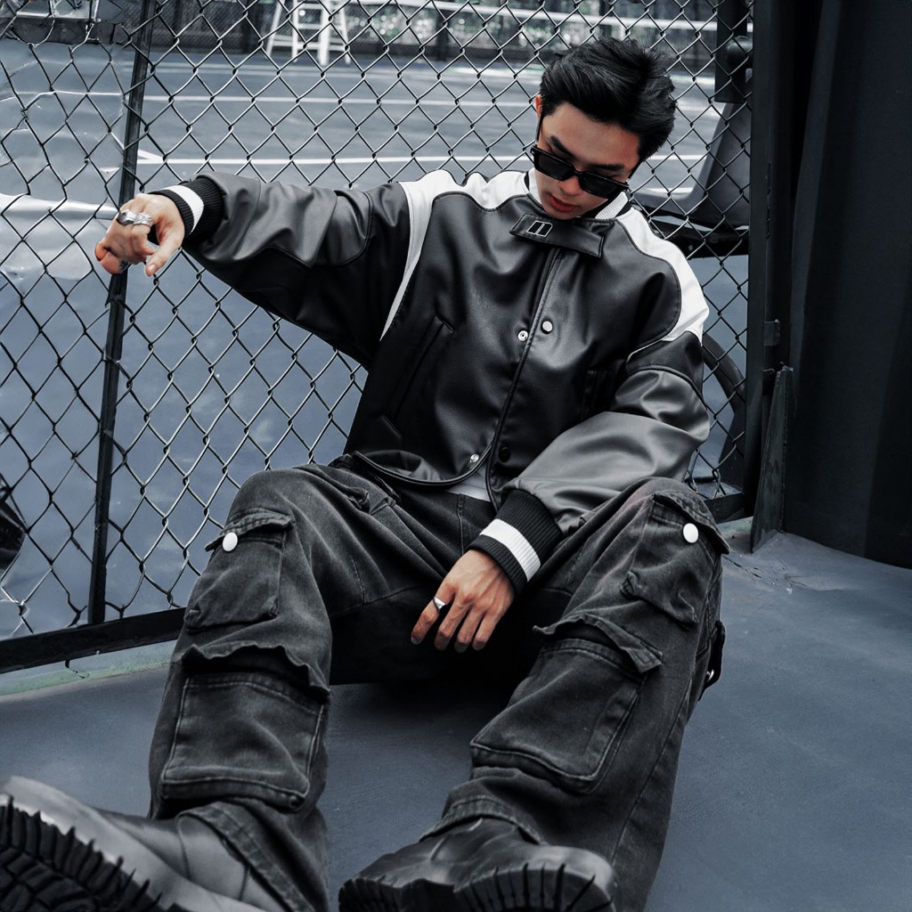 Áo khoác da NOCTURNAL LEATHER JACKET Varsity Unisex Local Brand