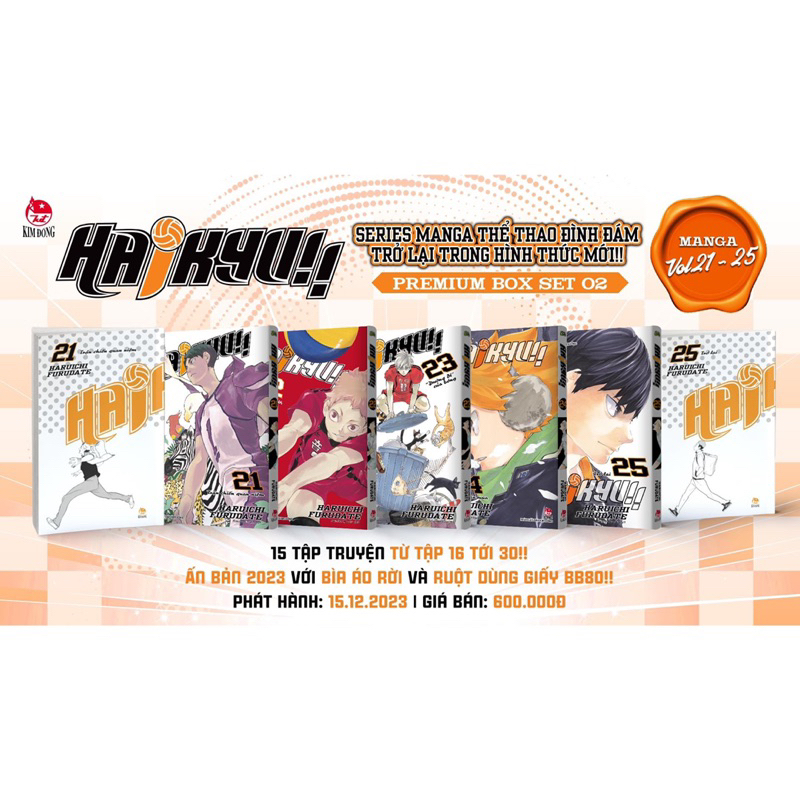 Truyện tranh - Haikyu !! Premium Boxset 02  - NXB Kim Đồng