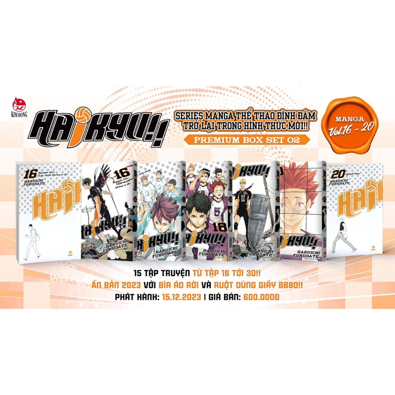 Truyện tranh - Haikyu !! Premium Boxset 02  - NXB Kim Đồng