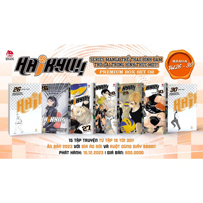 Truyện tranh - Haikyu !! Premium Boxset 02  - NXB Kim Đồng