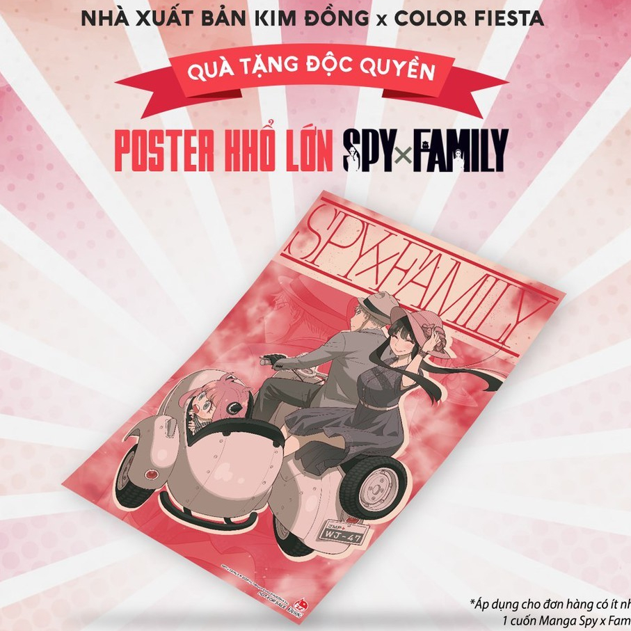 Poster Spy x Family Fes Color Fiesta - NXB Kim Đồng