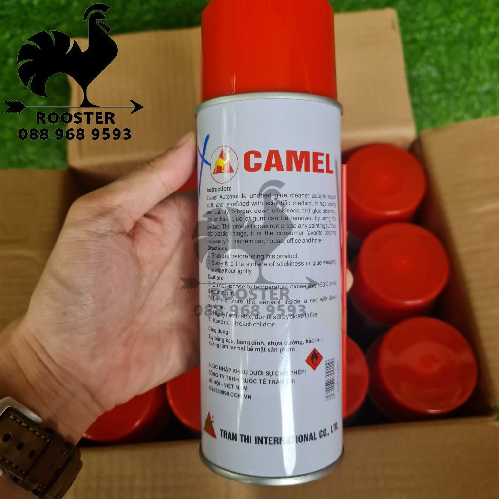 Chai xịt tẩy băng keo, băng dính, nhựa đường, decal