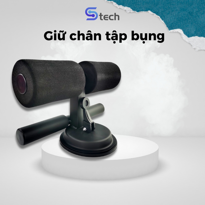 Dụng Cụ Thể Thao Tập Cơ Bụng Chính Hãng S tech Việt Nam, Dụng Cụ Giữ Chân Gập Bụng Hút Chân Không, Đồ Tập Gym Tại Nhà