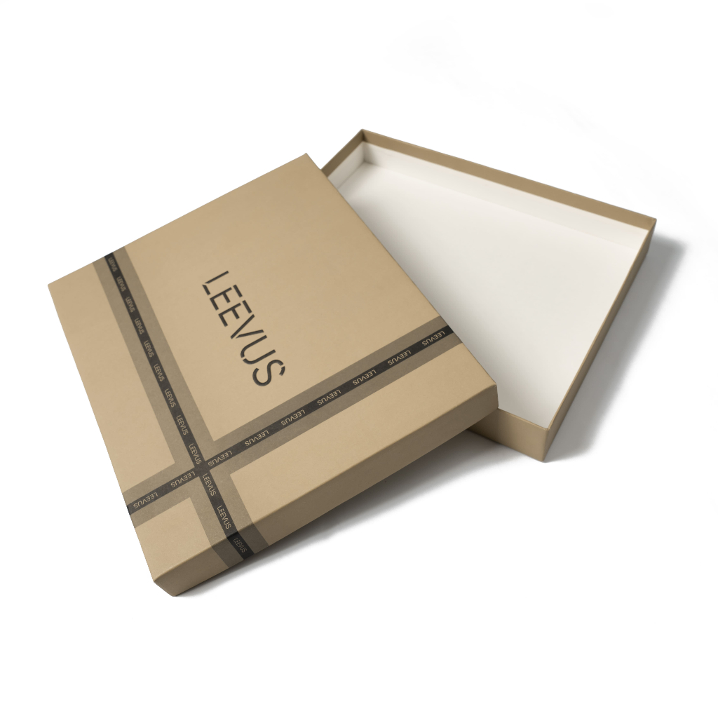 [LIMITED BOX] Hộp đựng LEEVUS nắp đậy rời cao cấp, chất liệu giấy Duplex dày dặn, cứng cáp