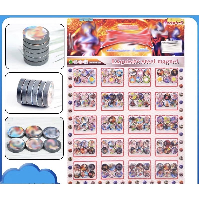 Vỉ 2 Viên Nam Châm vuông Cỡ 1cm,cube magnet1cm Đồ Chơi Cho Bé