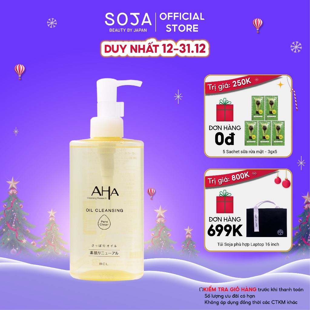 Dầu Tẩy Trang Sạch Sâu Lỗ Chân Lông BCL Cleansing Research 200ml