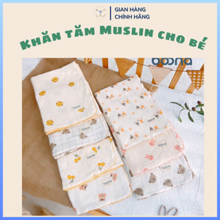  Khăn Tắm Xô Muslin BooNa Chính Hãng 2 Lớp 4 Lớp Đa Năng An Toàn Cho Bé 