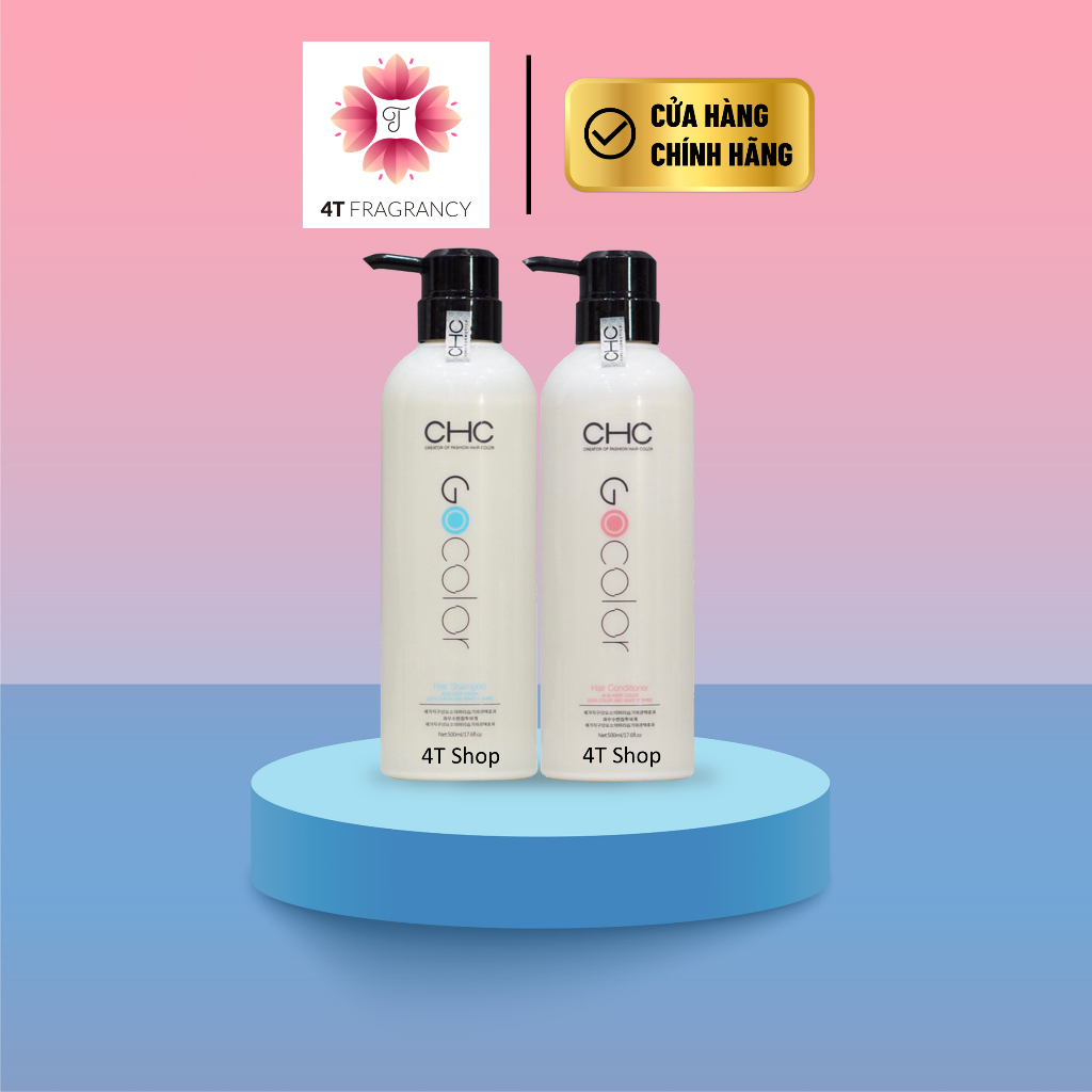 Cặp gội xả CHC Korea 1000ml chăm sóc tóc hư tổn