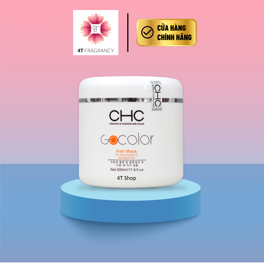 Kem Ủ tóc CHC Korea 500ml phục hồi tóc hư tổn, giảm gãy rụng