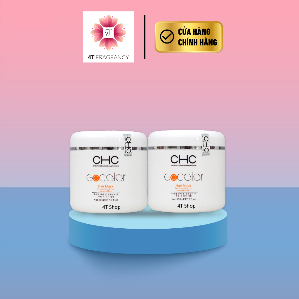 Combo 2 Kem Ủ tóc phục hồi CHC Korea 500ml - Phục hồi tóc hư tổn, giảm gãy rụng