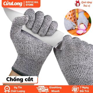  Găng tay chống cắt bao tay thực phẩm lao động bảo hộ làm vườn làm bếp tập gym nấu ăn siêu dai 