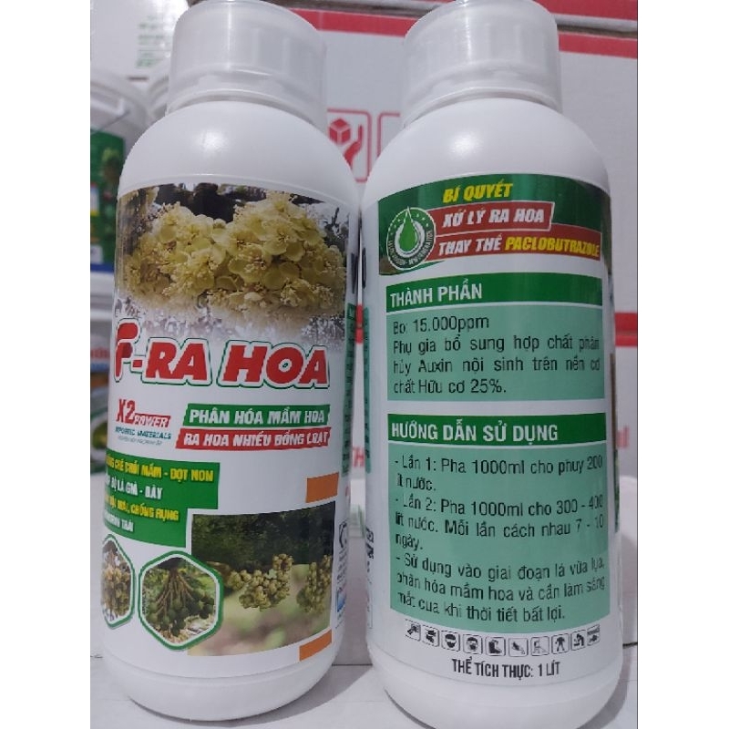 Phân bón lá F - RA HOA ( chai 1 lít  )