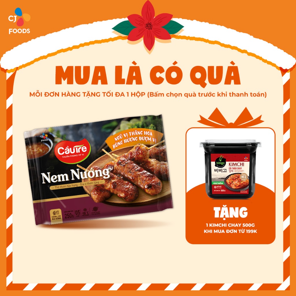 Nem nướng Cầu Tre (Xiên que) gói 250g