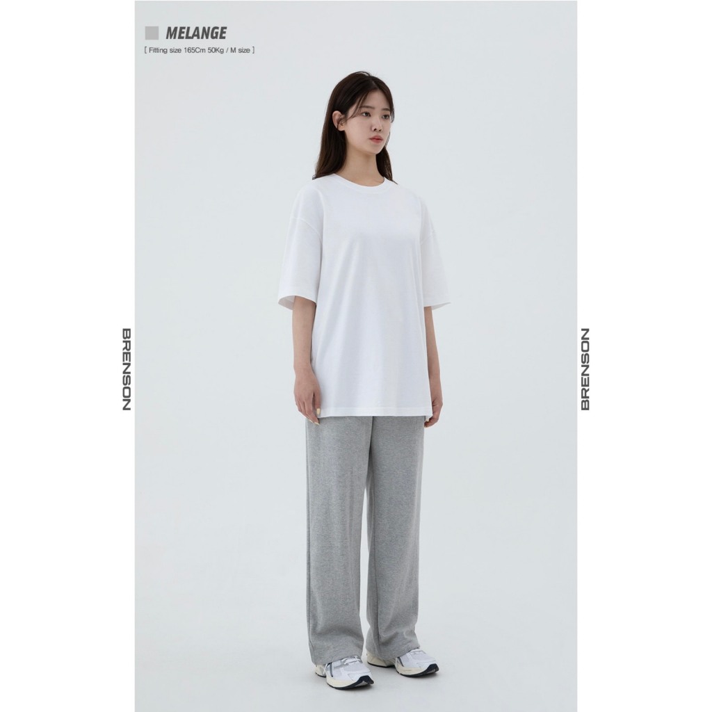 Quần dài ống suông Loose Fit Hàn Quốc brand Brenson_Black