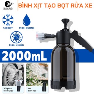 Zacro Máy rửa xe máy cầm tay Máy phun bọt tuyết dùng pin khí nén