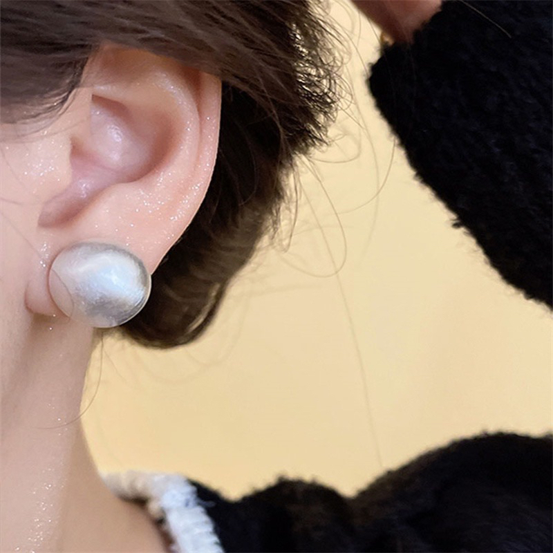 Bông tai ngọc hột bẹt ❤️