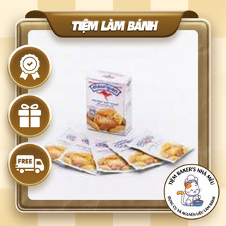 Men nở/men khô lạt làm bánh mỳ Mauripan hộp 5 gói; 1 gói 10g