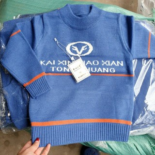 {20-50kg} Áo len dài tay bé trai size đại chất dày dặn M257