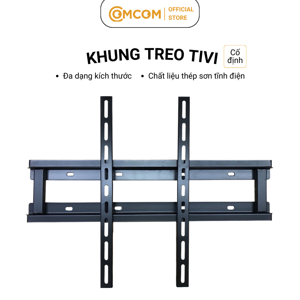 Khung treo tivi cố định CẢNH PHONG đa dạng kích thước từ 19-82 inch, chất liệu sắt sơn tĩnh điện màu, bảo hành 12 tháng