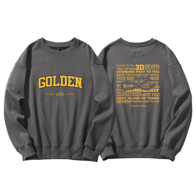 Áo nỉ hoodie sweater Golden Jungkook JK BTS