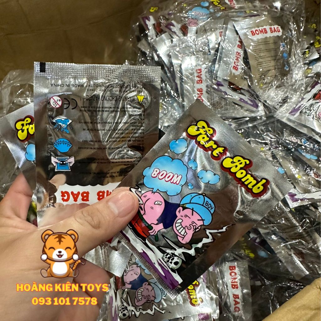 COMBO 10 GÓI BOM THỐI SILVER FART MÙI THỐI HỦY DIỆT NHƯ TOILET - BOOM THÚI BẠC - BOM THỐI TROLL NHAU