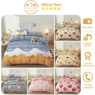 Vỏ chăn nỉ nhung 5D có khoá kéo lồng được ruột kích thước 2mx2m3, vỏ chăn lồng ruột mùa đông chất liệu nỉ nhung mềm mịn