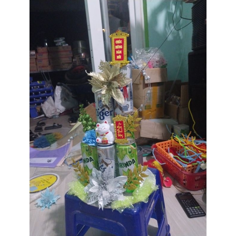 Combo 5 Sét Trang Trí A11 .Làm Tháp Nước .Tháp Bánh .Oản Tài Lộc .Trang Trí Tết