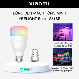Bóng đèn thông minh Yeelight 1SE 16 triệu màu đui đèn E27 phù hợp với đèn bàn học pixar bh 3tháng-MI ECO