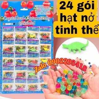Hạt nở hạt tinh thể trang trí lọ hoa chậu cây (vỉ 25 gói ) [mã TOYFSS giảm 10%  tối đa 15k]