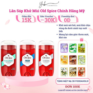 Lăn sáp khử mùi old spice chính hãng nhiều mùi hương của mỹ 68g - yubi shop