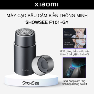 Xiaomi Showsee máy cạo râu cảm biến thông minh vỏ bảo vệ từ tính khởi động cảm ứng dao cạo chống nước IPX7 cầm - Mi Fans