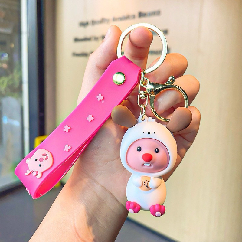 Móc Khoá Thú Dẻo Gấu LOOPY Loại Đẹp - 1 Cái